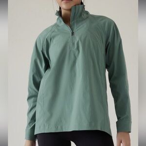 New Athleta Advantage Poplin Top Size Medium